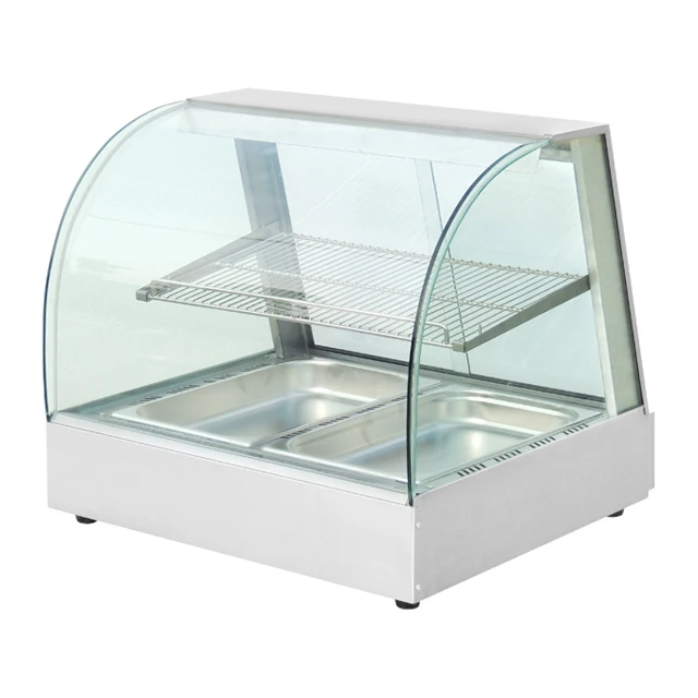 Glass Display Showcase / Hot Food Display / Warming Showcase