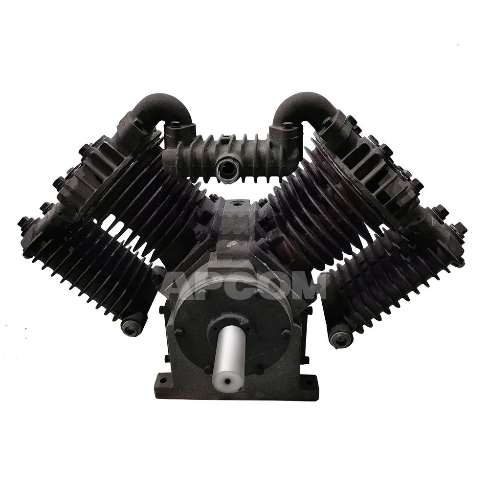 APCOM 10HP Piston Air Compressor Head – 12bar, 16bar, Oil-Free ...