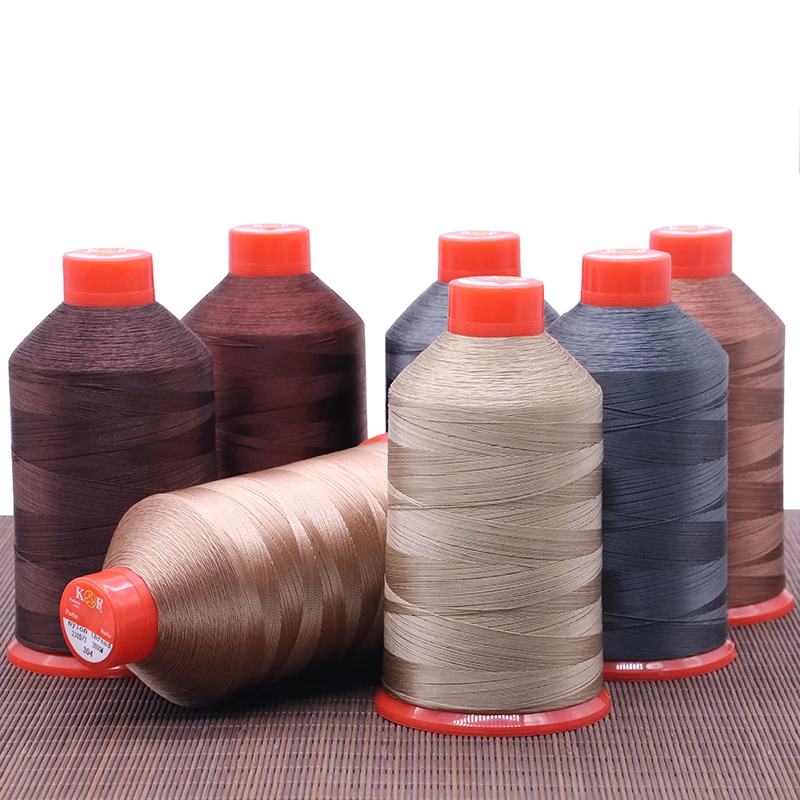 V46 Tex 45 150D/3 Polyester Bonded Thread #60 Sewing Thread for Leather Shoes/ Bags/ Suitcase