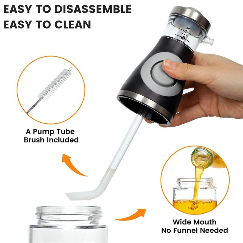 Lot De 6 Bouteilles Huile Et Vinaigre En Verre Avec Bec Verseur - Distributeur Cuisine Précision 200ml/300ml