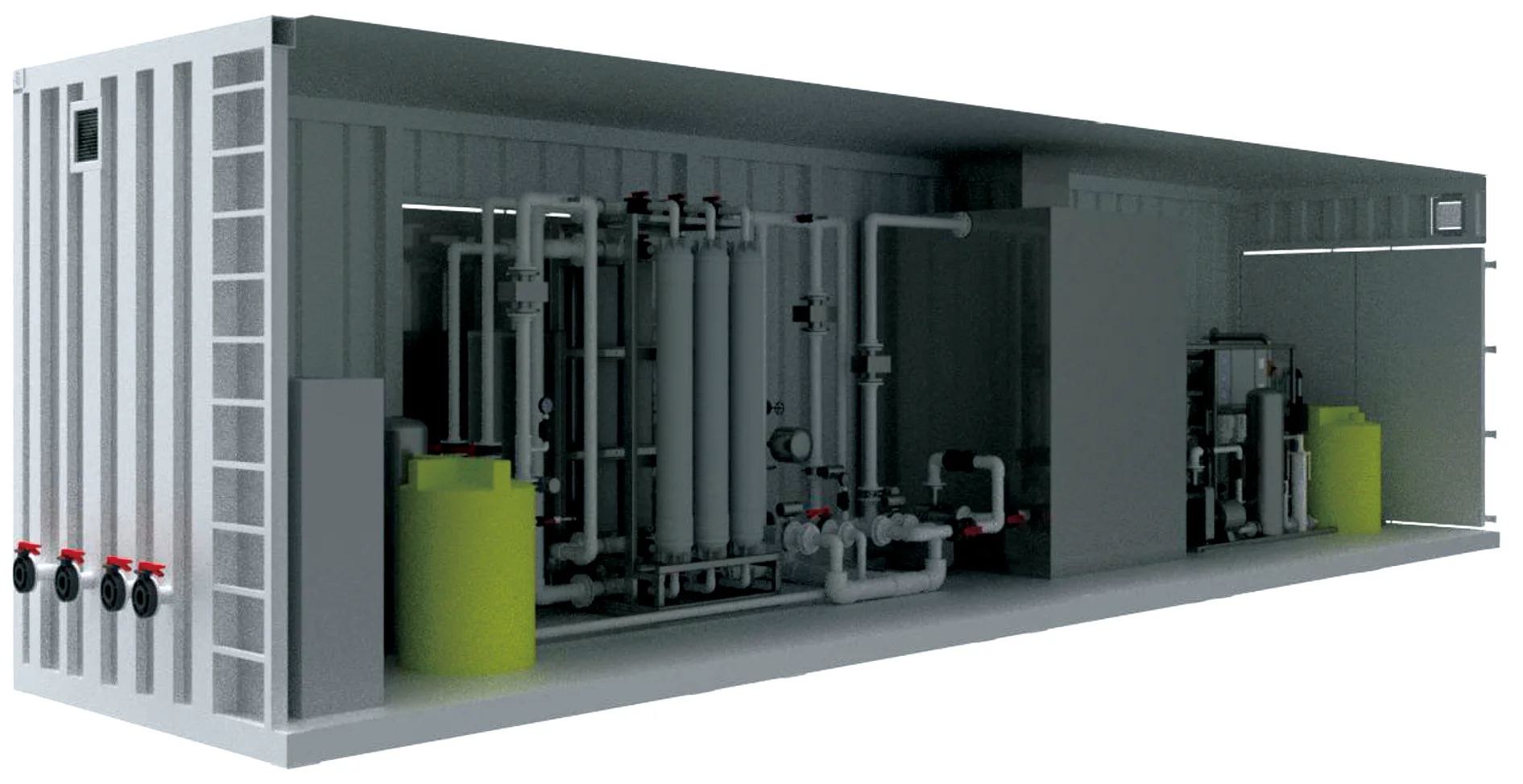 HYHH 20t/h Drinking Water Purification Equipment UF NF Ion Exchange ...