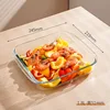 Plat à four carré 1,8 l - en verre borosilicate haute résistance