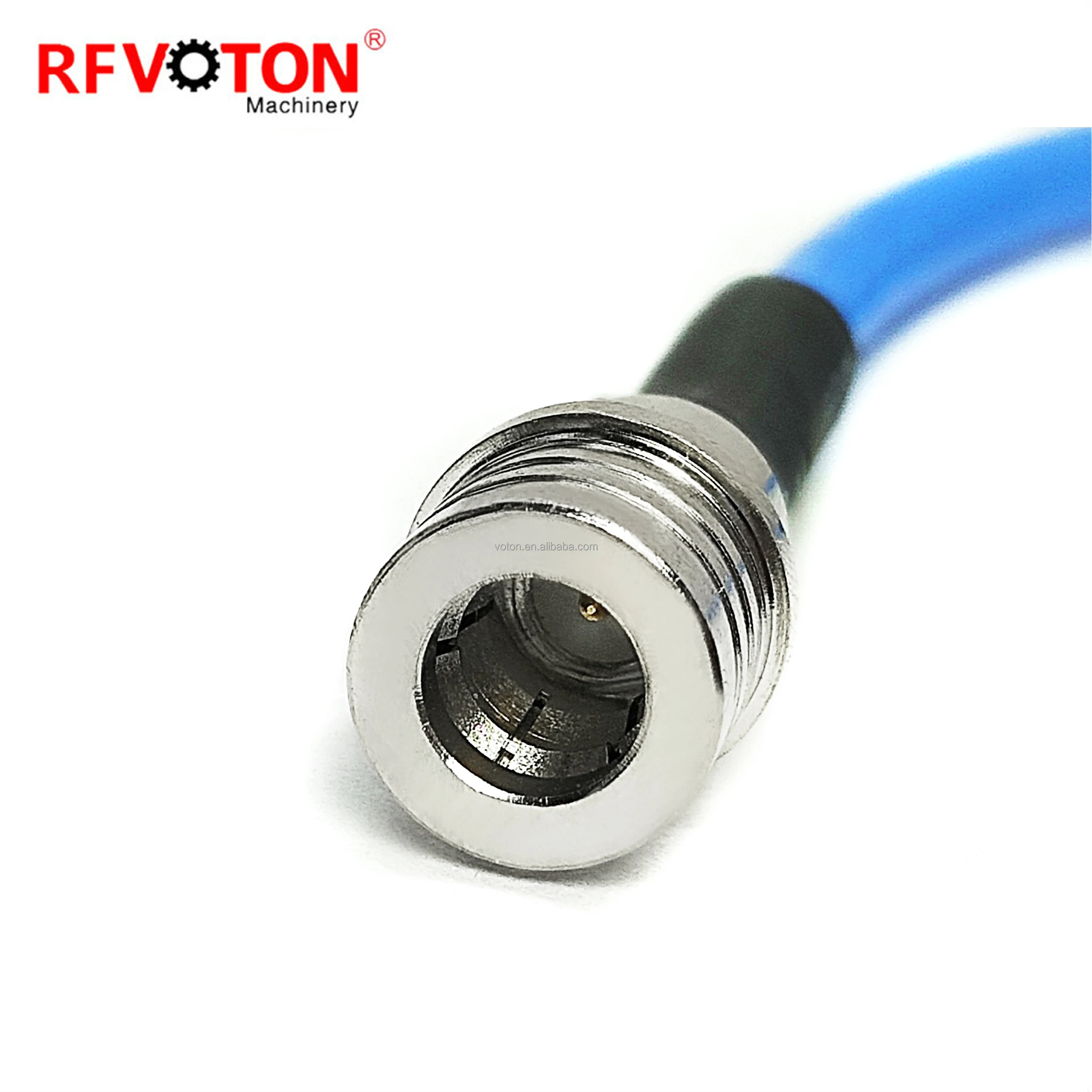 High frequency QMA Male Plug to QMA Male plug Coaxial Cable RG402 Wire Extension Pigtail RF Coax Cable assembly manufacture
