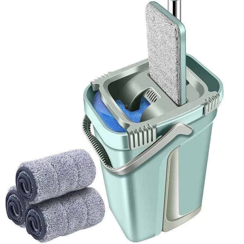 Flat Squeeze Magic Automatic Mop And 