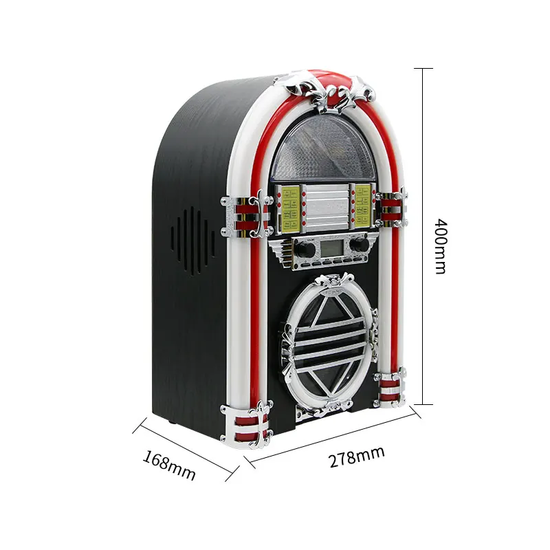 Mini Table Top Jukebox with Colorful Lights