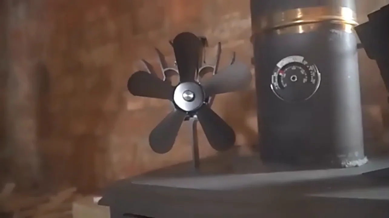 Woodburning Exhaust Blower Fire Wood Stove Fan Fireplace Fan Heat