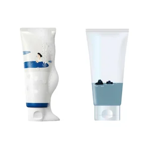 Round Birch Juice Moisturizing Cleanser Vitamin B5 Deep Cleansing 150ml Vegan Hyaluronic Acid Mild Acid Cream Form for Women