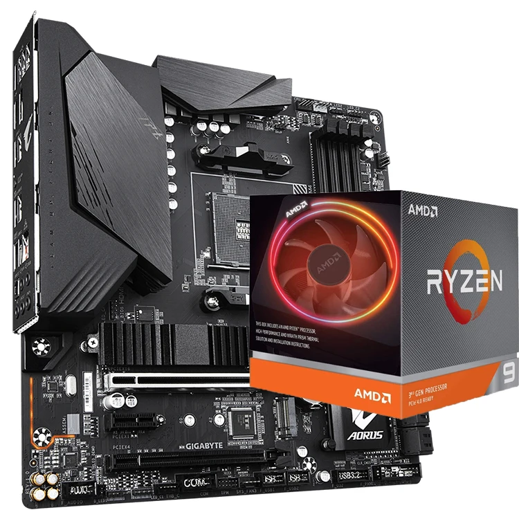 AORUS B550M マザーボード + Ryzen 9 3900XT AORUS B550M マザーボード + Ryzen 9 3900XT B550マザーボードの