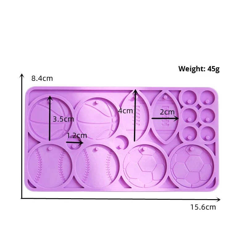 DIY Keychain Silicone Epoxy Resin Mold for Jewelry & Crafts for Cake Tools  Jewelry Keychain Mold factory
