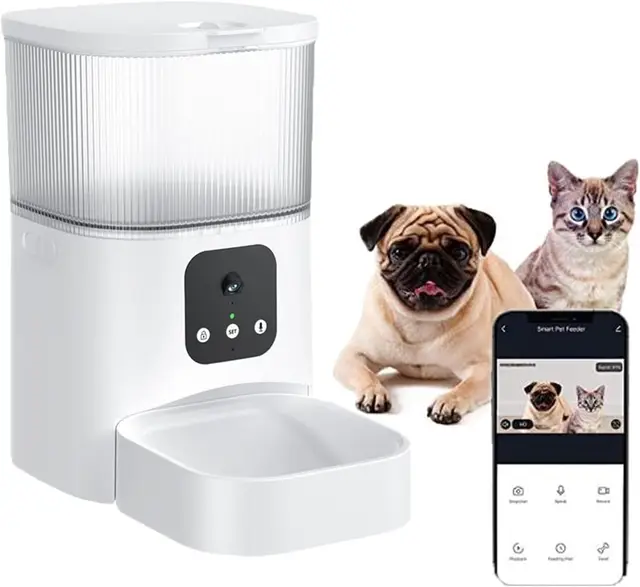 Best Selling 3 L High-definition Camera Intelligent  WiFi APP Control Smart  Pet Feeder Automatic Cat Feeder Food Dispenser