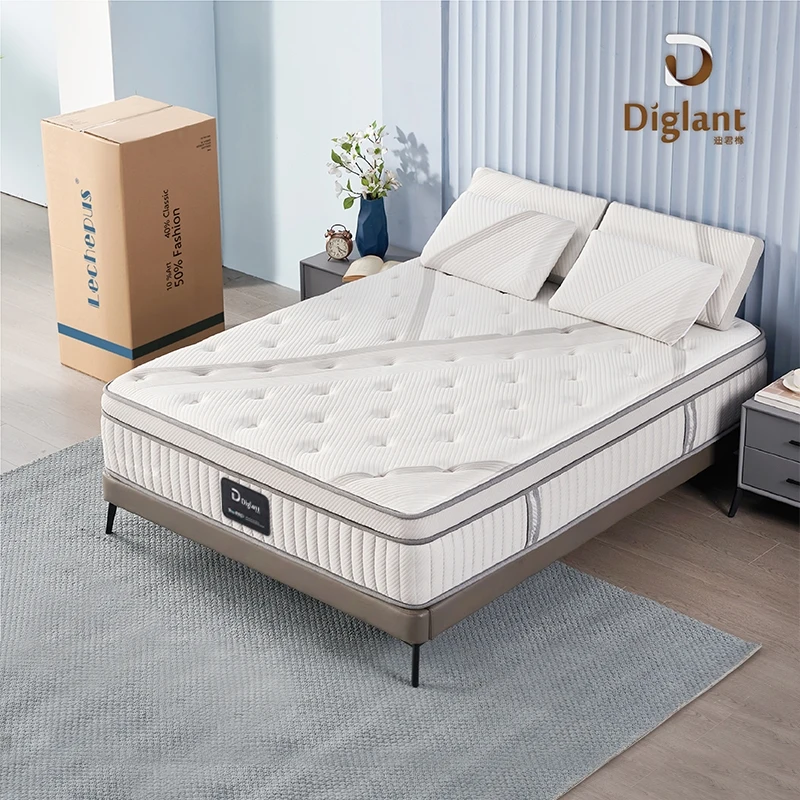 Factory Wholesale Popular 5 Star Hotel Mattress 14 Inch Sleeping Memory Foam Pocket Spring