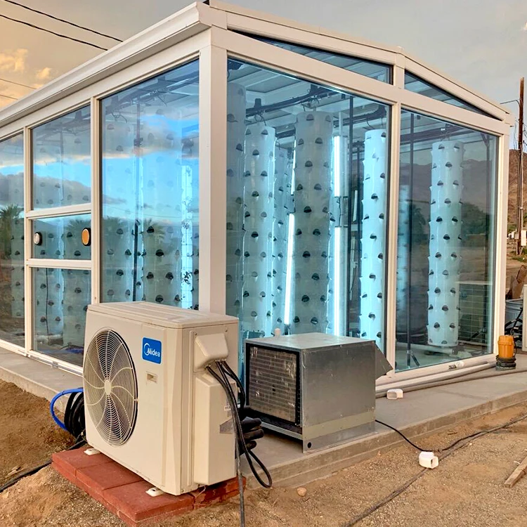 Commercial NFT Channel Vertical Hydroponic Growing System