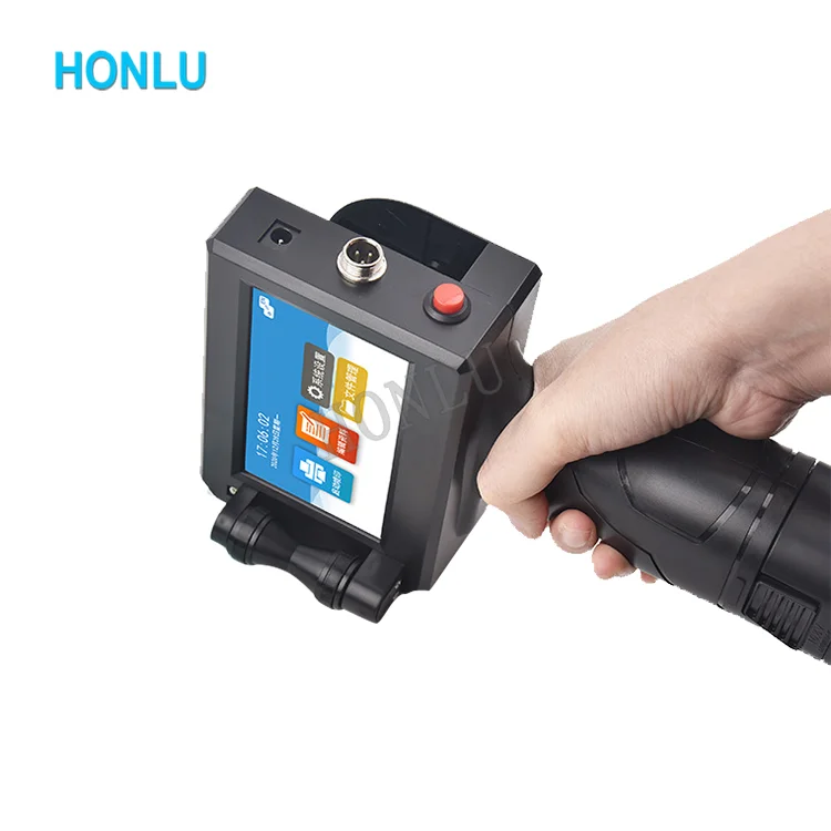 Operate Handheld Inkjet Printer 