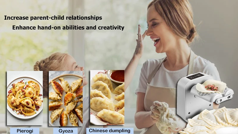 New Hot Selling Automatic Electric Dumpling God Tool Household Dumpling Skin Machine Integrated Small Dumpling Press