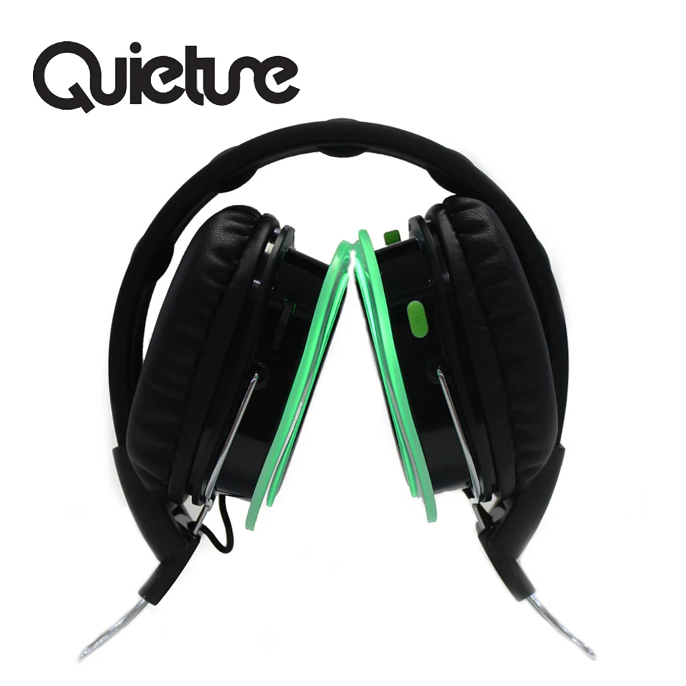 F39 тихие Клубные вечеринки и мероприятия 2 или 3 канала складные беспроводные Светодиодные бесшумные диско-наушники набор