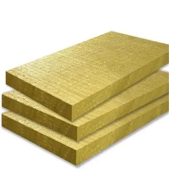 Factory-Produced Rock Wool Board Flame Retardant Sound & Thermal Insulation for Exterior Walls 25-100mm Sheet Thickness