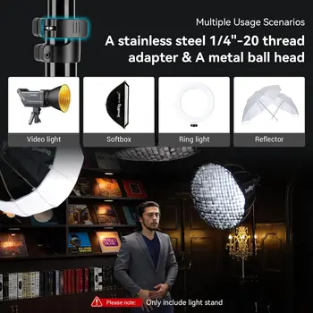 SMALLRIG RA-S200 Light Stand for Photography ,Lightweight Light Stand for Oftboxes, Studio Lights, Umbrellas, Ring Light-4379 detail image