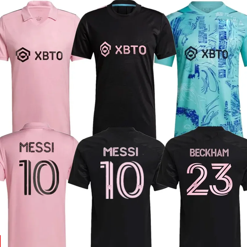 Source 23 24 New style FC Messi inter miami jersey set men soccer