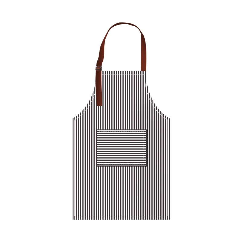 Wholesale Household Cotton Cooking Apron Kitchen Striped Apron With