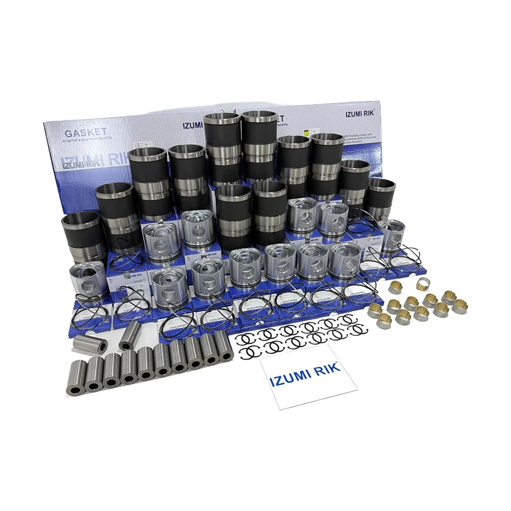 IZUMI RIK for Mitsubishi S12R-PTAA-2 Overhaul Rebuild Kit Machinery Engine Spare Parts