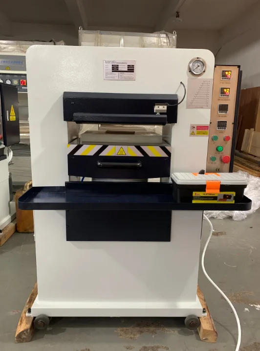 Automatic Hydraulic Leather Embossing & Perforating Stamping Machine for Leather Production New & Used Condition