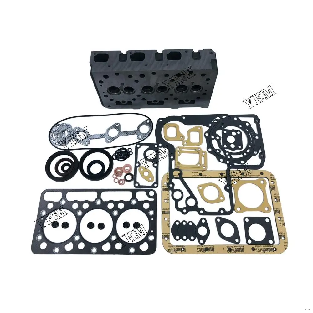 Engine Cylinder Head With Full Gasket Set Fit for Kubota D850