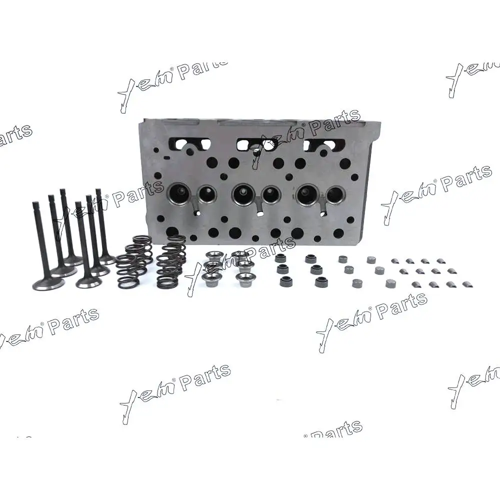 D1402 Complete Cylinder Head With Valves for Kubota Diesel Rebuild Kit 6