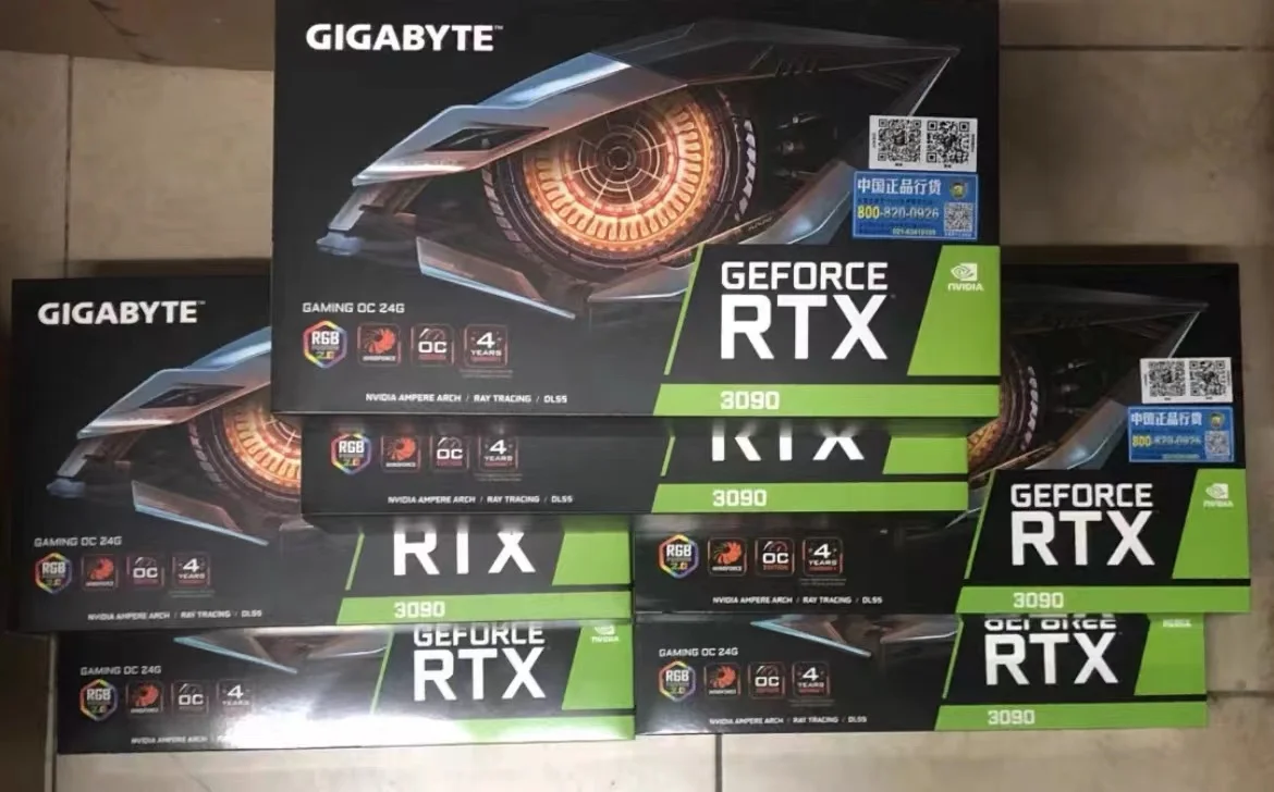 Gigabyte Geforce RTX 3090 3080 3070 3060 3050 Graphics Cards