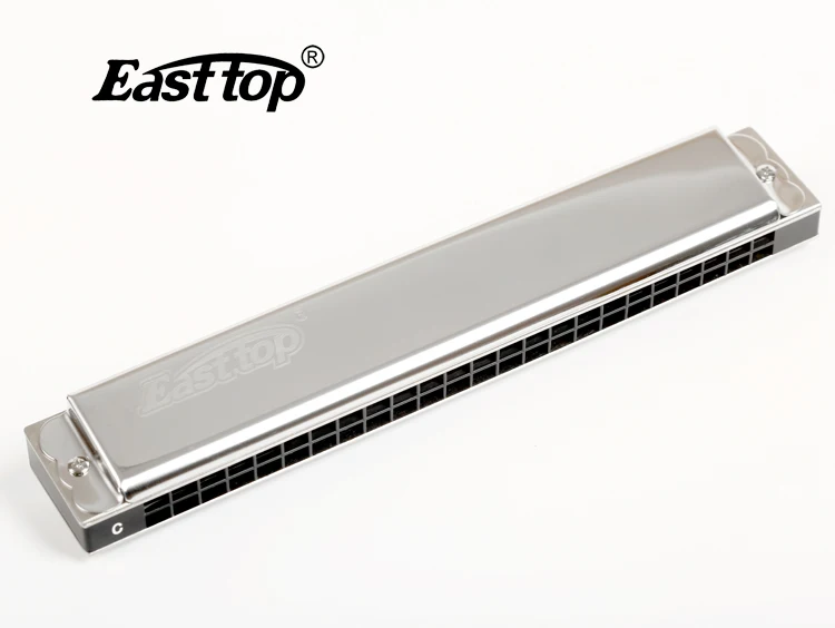 EASTTOP T2403 High Quality 24-Hole Tremolo Harmonica for Adults' Study