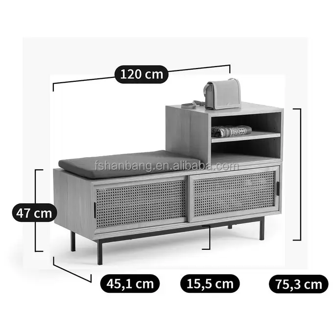 Modern Design Furniture Wooden Rattan Shoe Buy Cane Shoe