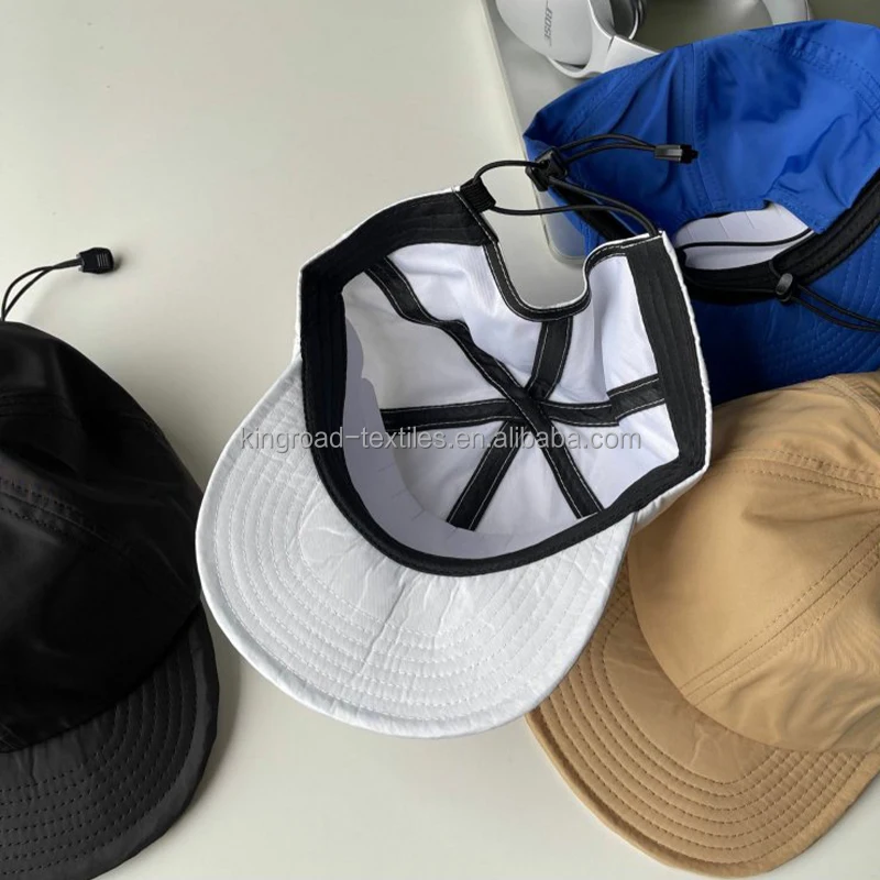 Custom Printed Logo Unstructured 5 Panels Hat Snapback Hats Nylon ...