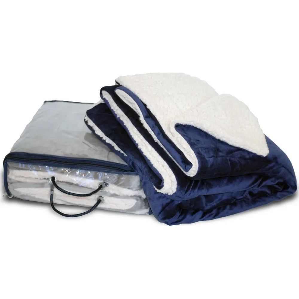 High Quality Fleece Waterproof Blanket Protector with Sherpa Lining for Dog and Sofa