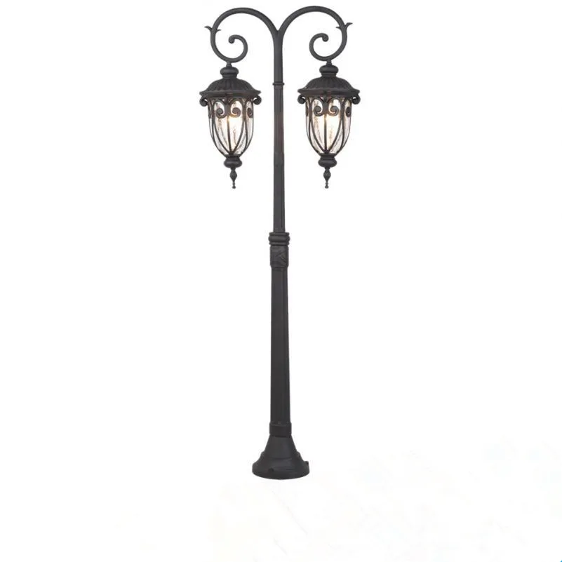 outdoor light fixtures european type aluminum alloy full copper led pier pillar post top garden fence mount light