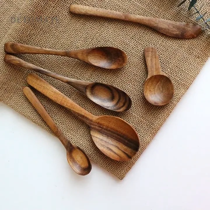 Wedding Wooden Cutlery,Kids Wood Cutlery Flatware Spoon Soup Wood Jam ...