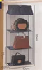 Gray 3-layer three-dimensional bag hanging bag