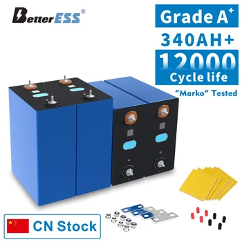 Marko Tested-Gotion 340Ah Lifepo4 3.2V Battery Actual Capacity Over 350AH+DDP+12000 CYCLES