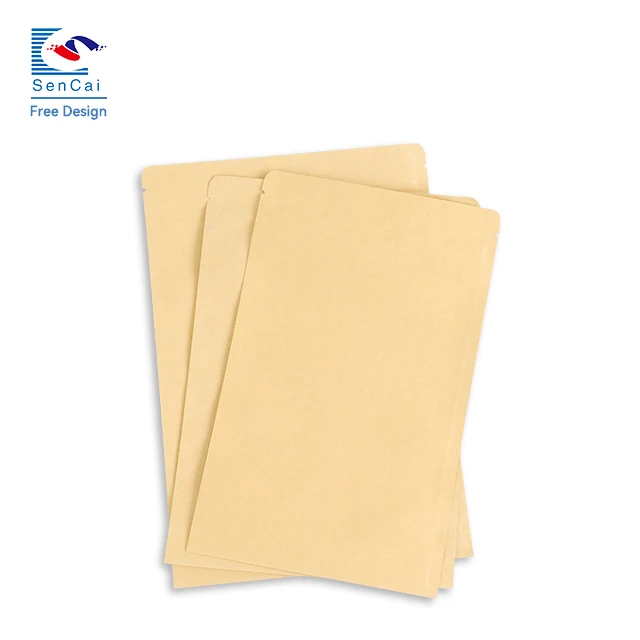 Wholesale  Food Packaging Greaseproof  Paper Bags Food Grade High-quality Kraft  paper with Your Own Design manufacture