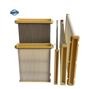 Custom Laser Cutting Dust Flat Pleated Filters Panel Dust Pleated Cartridge Filter