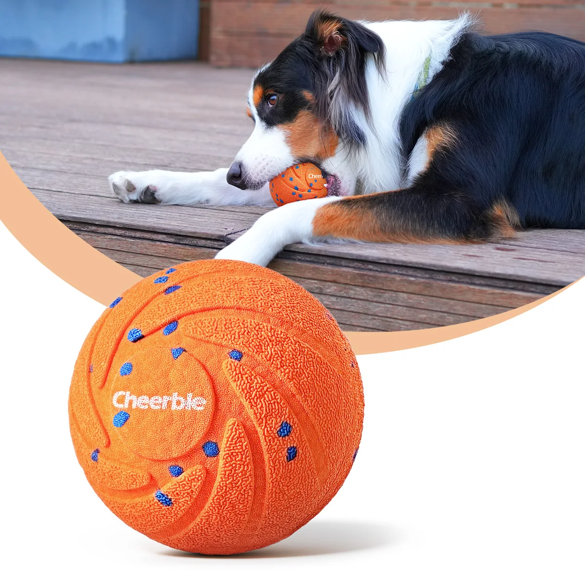 2025 Bulk Product Pet Supplies New Shape Customizable Self Rolling Smart Automatic Search Toy Hard Chew Rubber Dog Robot Ball