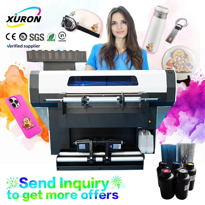 Fully Automatic UV DTF Printer with 300mm Print Dimension Multifunctional New Guaranteed for Color Consistency by Expert Vendor