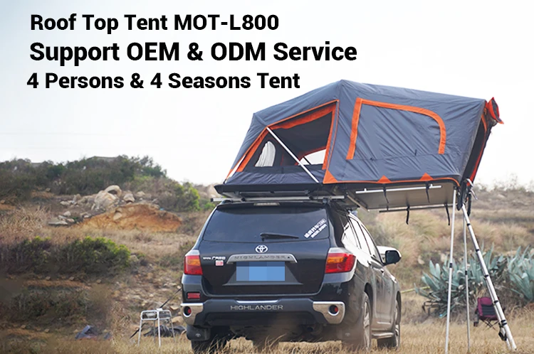 4-person Camping Car Rooftop Tent With Hardshell Mosquito Net For Car ...