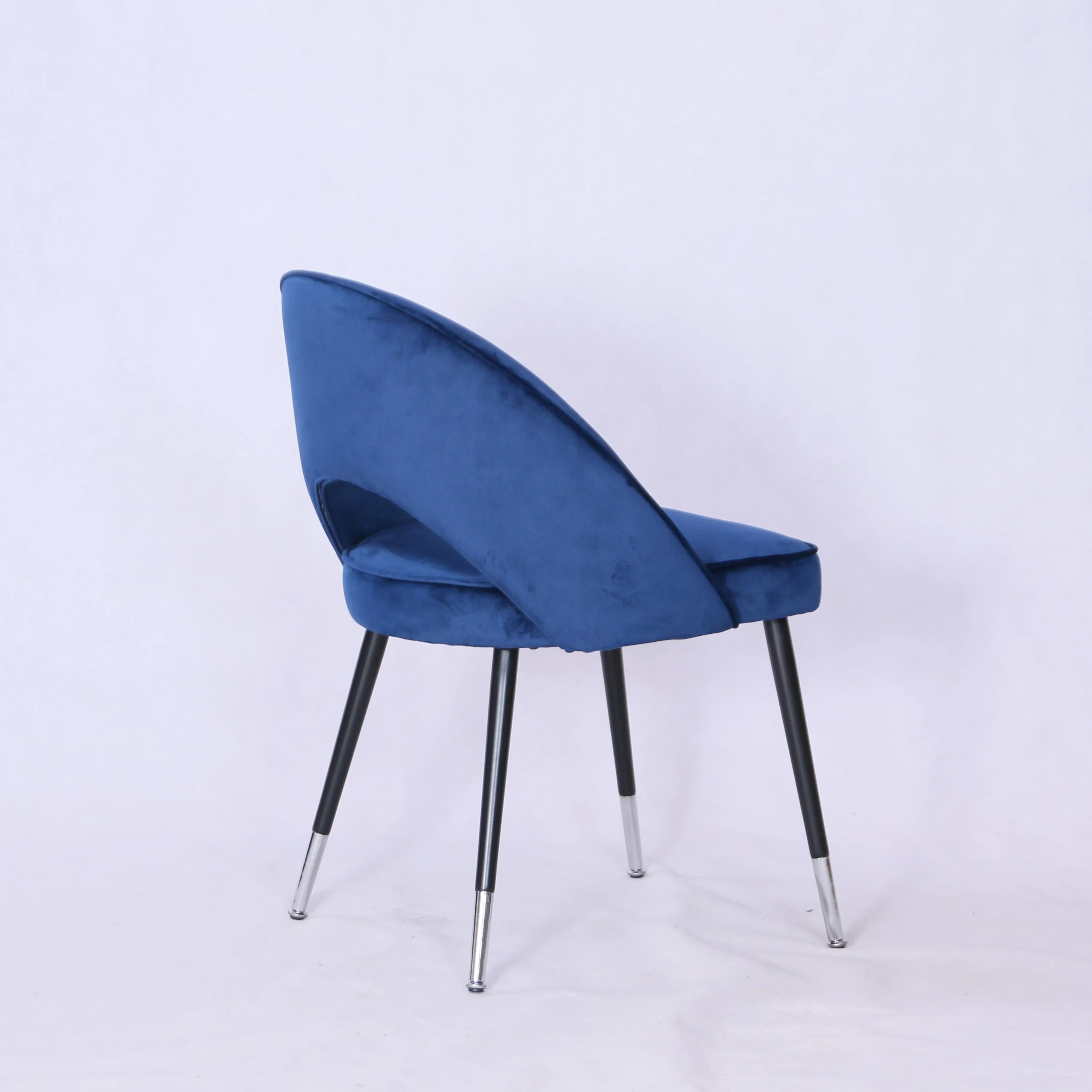 Nordic Restaurant Room Furniture Velvet Fabric Metal Legs Dining Room Chair Buy Customized