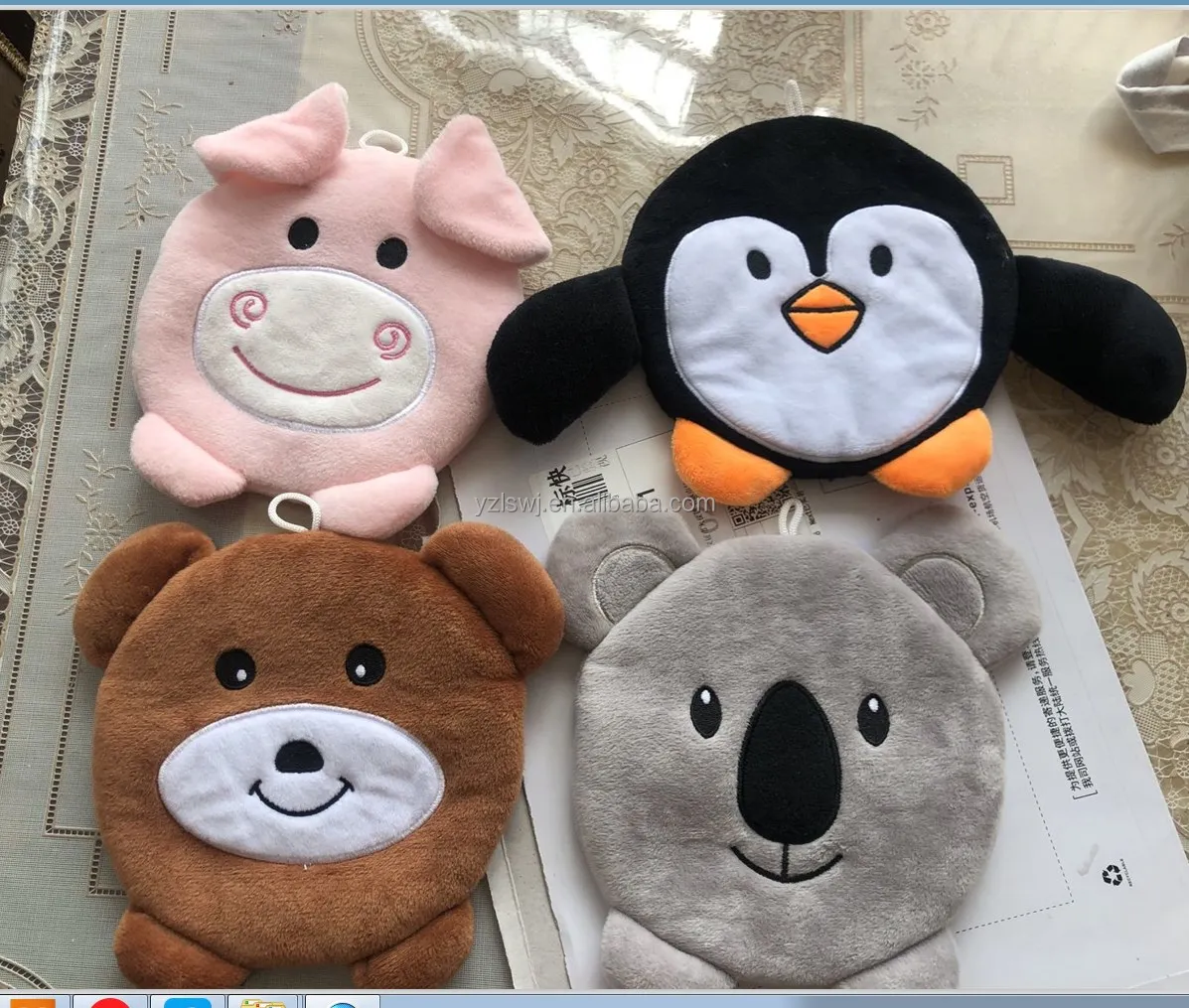 stuffed animal with removable heat pack