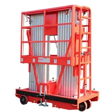 Factory Direct Sale Dual Mast Electric Scaffolding Lifter Aluminum Man Lift Material Handling Machine For Factory Warehouse