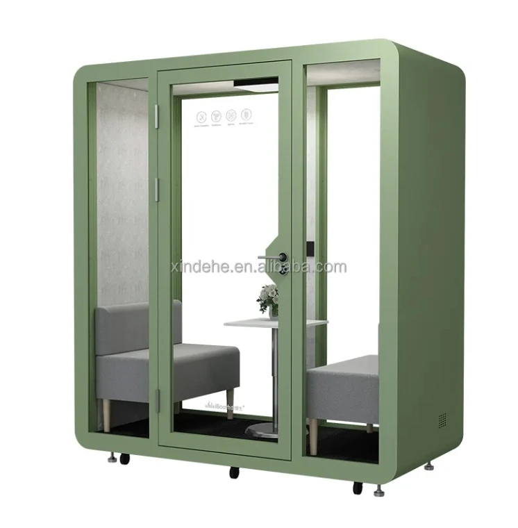 Multifunction Soundproof Office Phone Booth Portable Acoustic Meeting Pod Home Backyard Office Pods