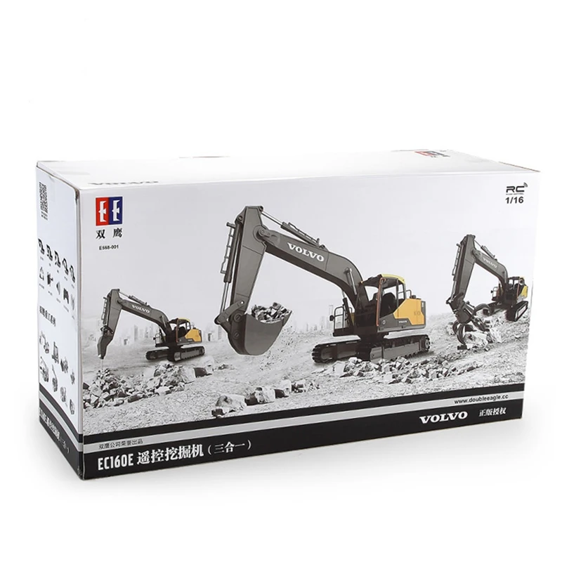 Daioller Excavateur Télécommandé Pour Enfants,Excavateur RC Recharg Avec Pelle En Metalvehicules De Constructionexcava Amz B