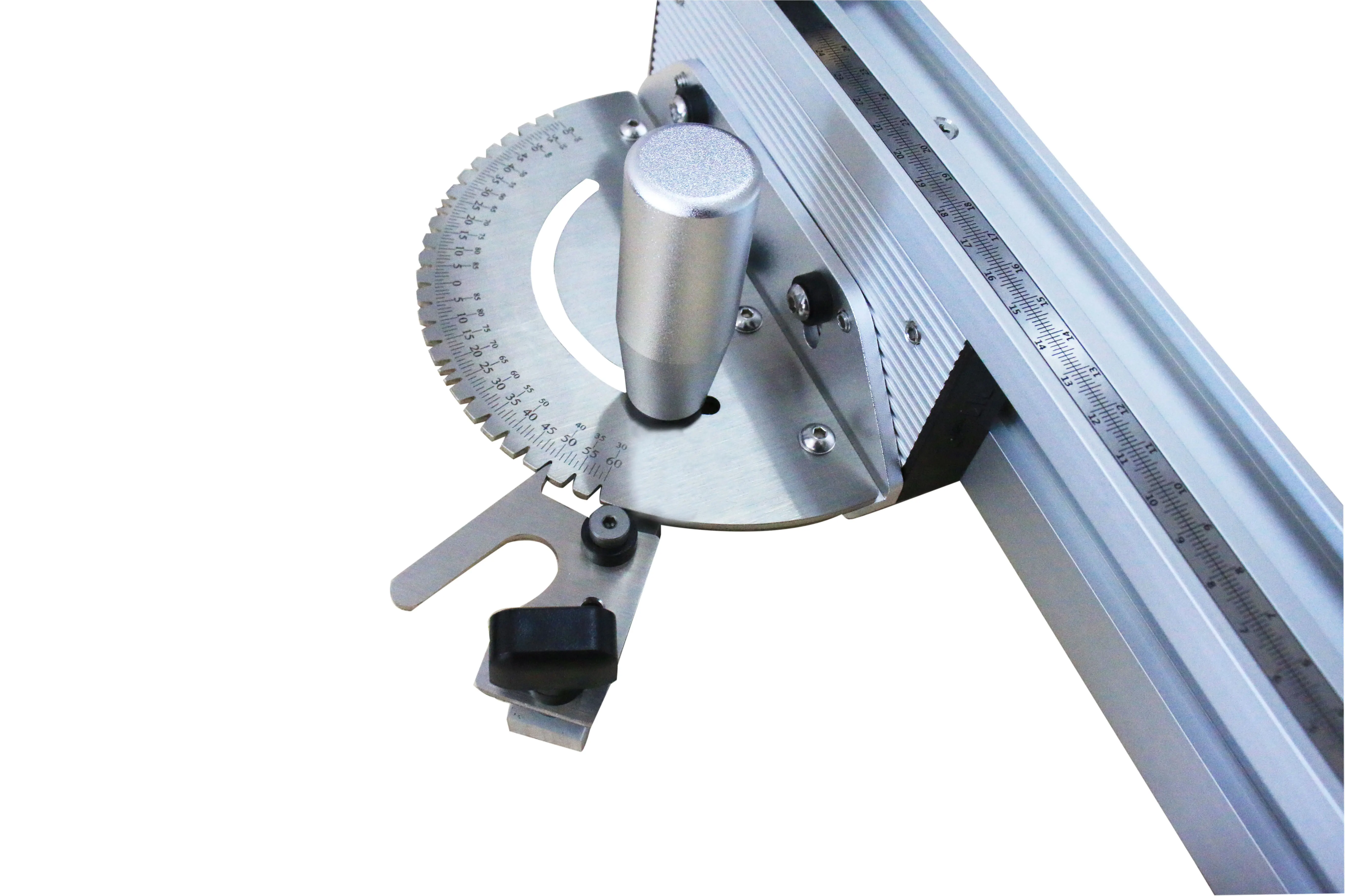 Jauge D'Onglet Réglable ZYWUOY - Règle Plaque Angle Pour Scie Table, Alliage Aluminium Robuste