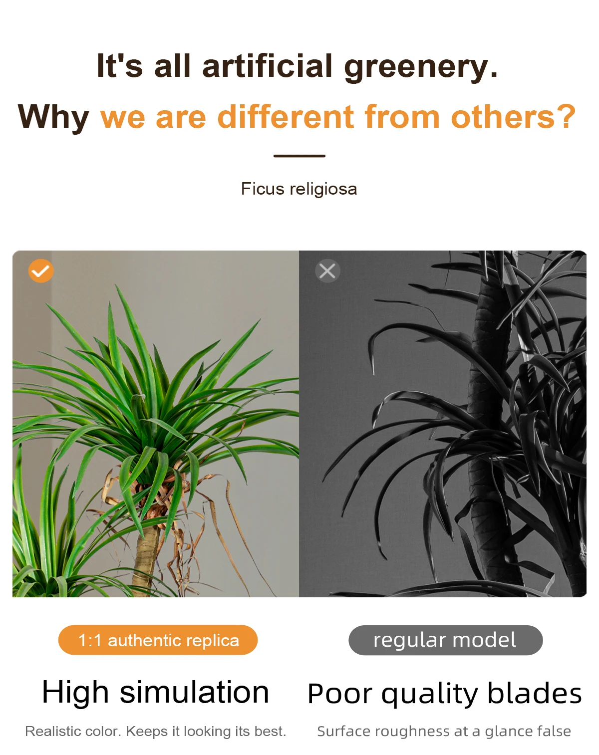 outdoor home tree simulated plastic pot greenery decorations-14