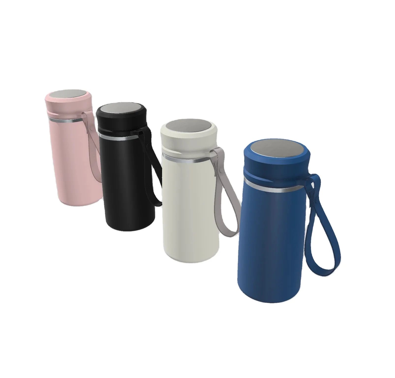 580ML Double Wall 304 Stainless Steel Thermal Flask Fashion Vacuum Thermos Outdoor Portable Sport Thermal Drink Water Bottle