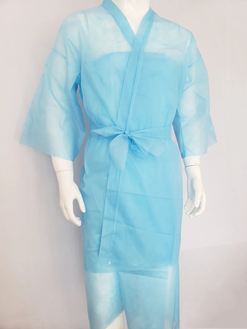 Spa Sarong Massage Gown PP Disposable Bathrobe Bath Dress Strapless For Spa Beauty Sauna 12